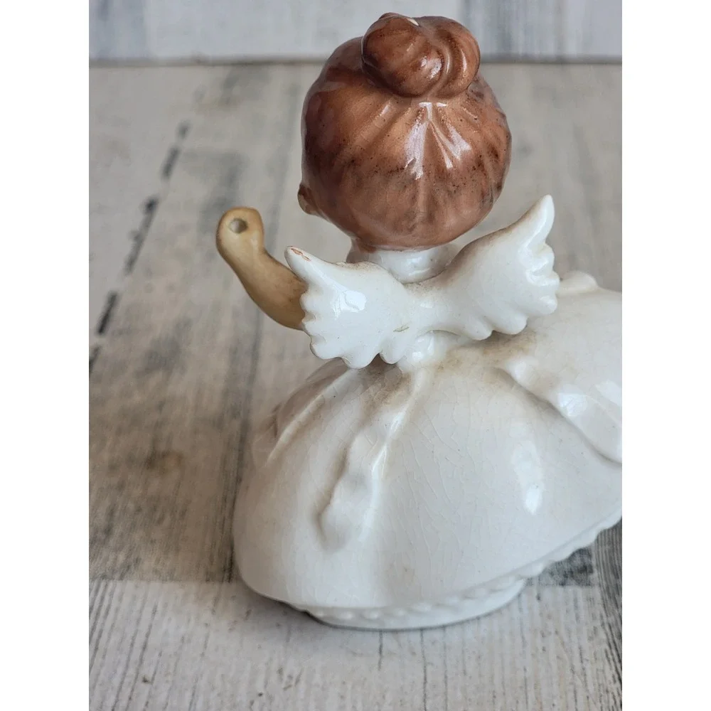 Vintage angel girl enesco Japanese candle unique Xmas religious figure